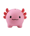 Tirelire Axolotl Axolutely de la sélection Merci Léonie, sur fond blanc