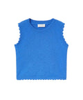 Top brodé chainette bleu de Compañía Fantástica