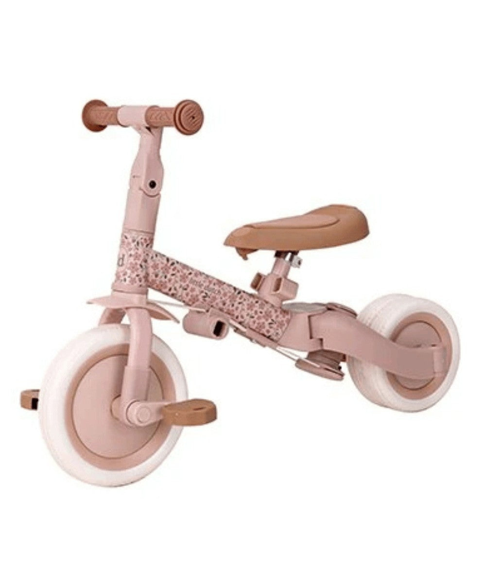 Tricycle 4-en-1 Fairy Floral Rose de la marque pour enfants, Little Dutch