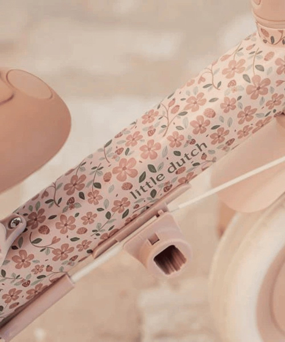 Tricycle 4-en-1 Fairy Floral Rose de la marque pour enfants, Little Dutch