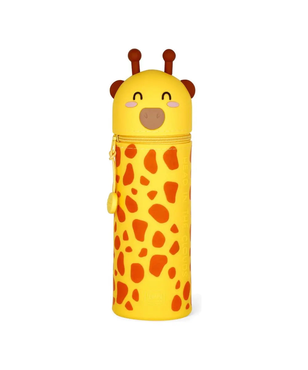 Trousse 2 en 1 en Silicone Girafe « Head In The Clouds » de Legami sur fond clair
