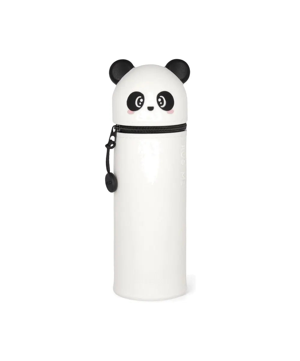 Trousse 2 en 1 en Silicone Panda « Hug Me » de Legami sur fond clair
