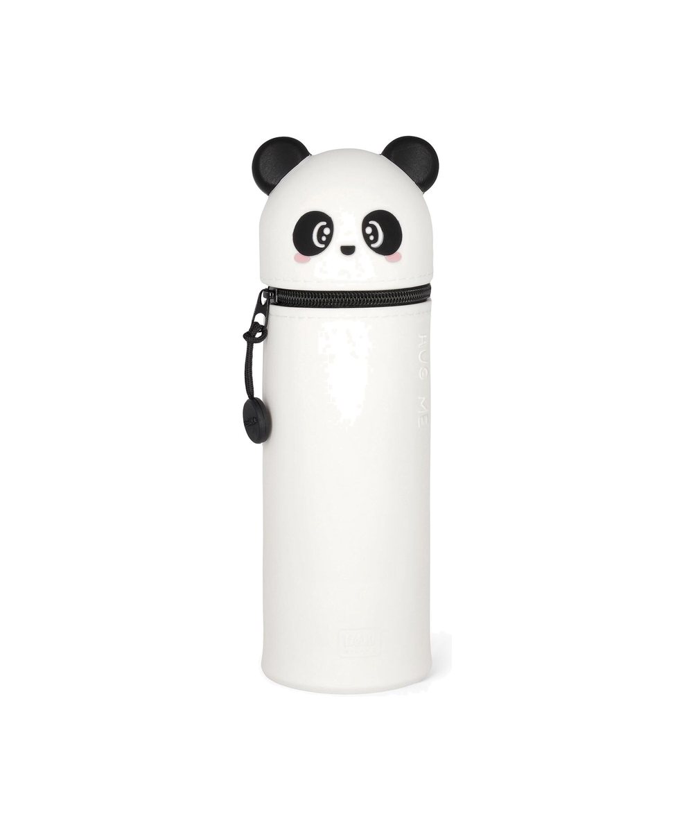 Trousse 2 en 1 en Silicone Panda « Hug Me » de Legami sur fond clair