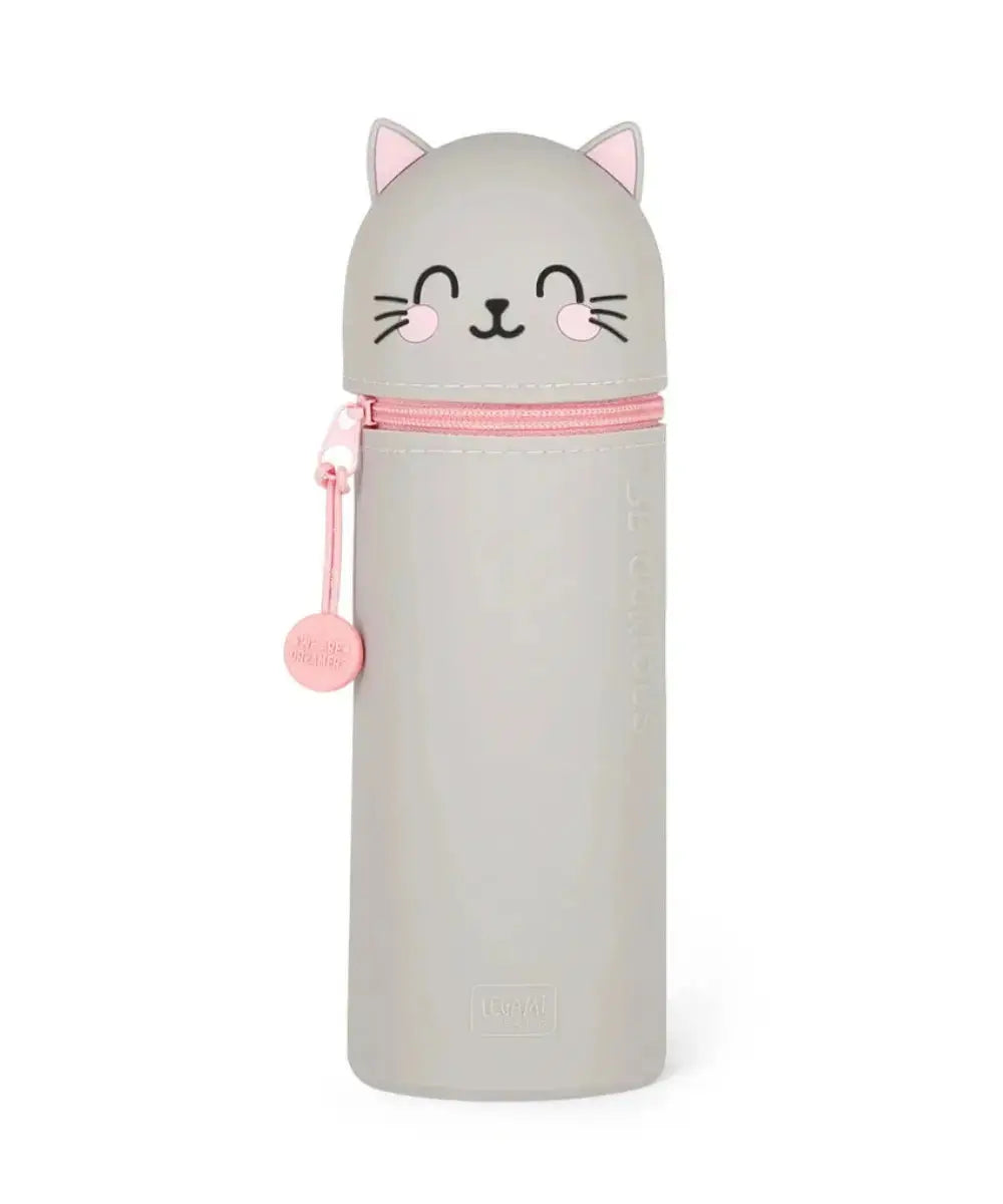 Trousse Chat de la marque Legami sur un fond blanc