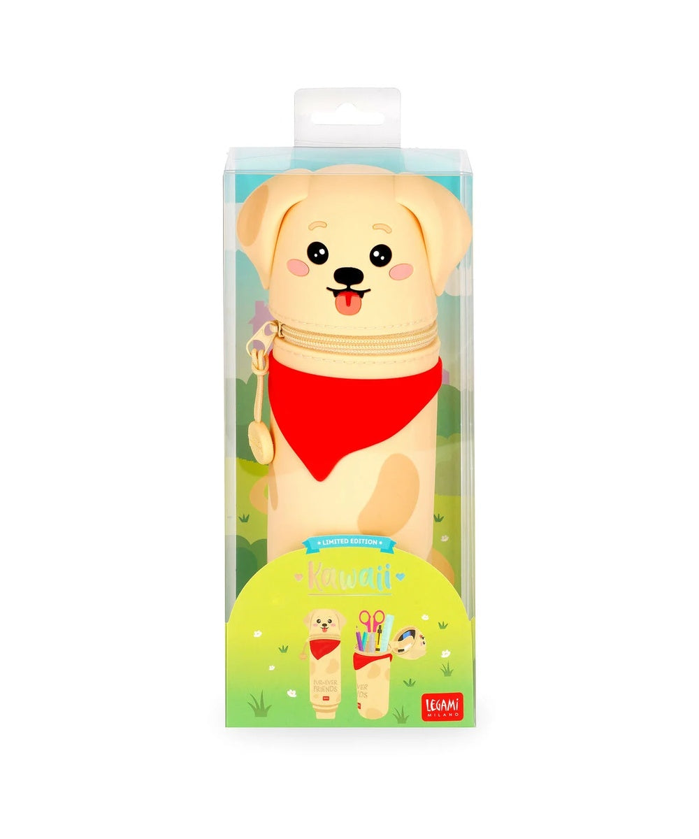 Trousse en Silicone Souple 2-en-1 - Kawaii Golden Legami