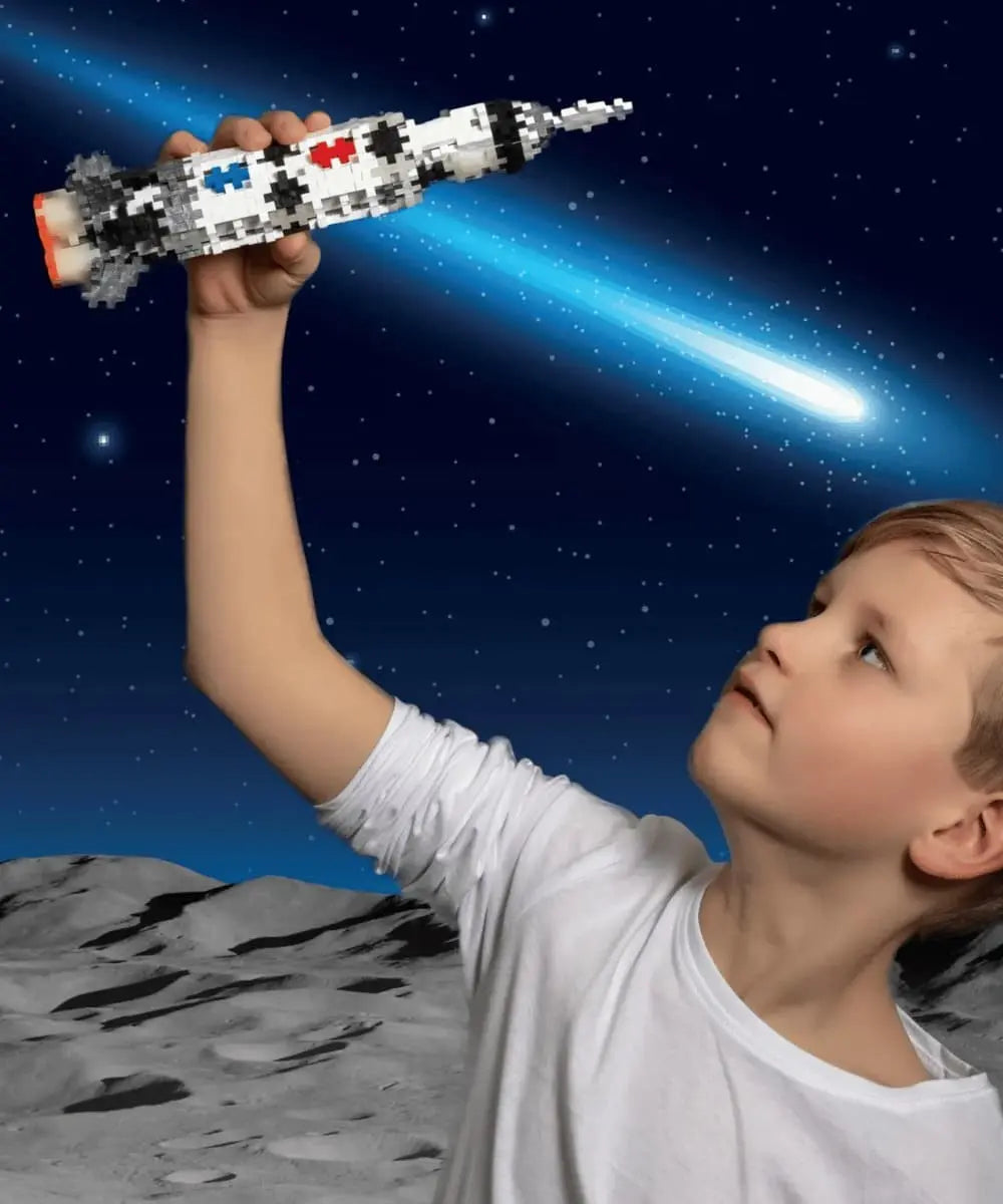 Tube Fusée Saturne 240 pièces de la marque Plus-Plus