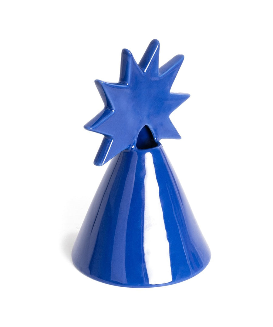 Vase Étoile polaire bleu | Helio Ferretti — vue du produit