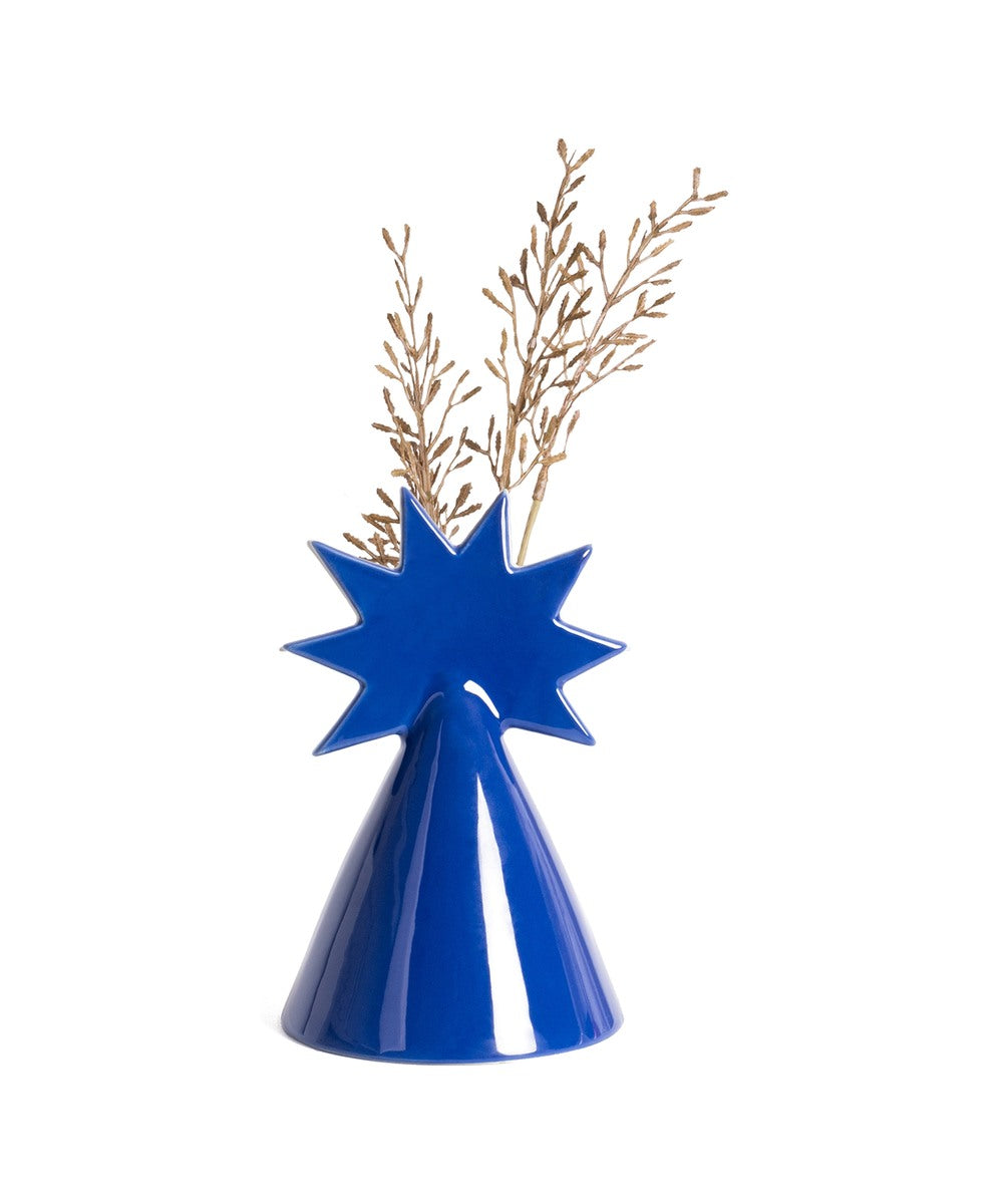 Vase Étoile polaire bleu | Helio Ferretti — vue 2