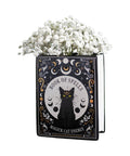 Vase Livre magique Chat noir de la sélection Merci Léonie sur fond blanc