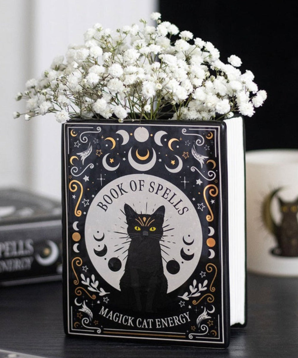 Vase Livre magique Chat noir de la sélection Merci Léonie en détail ou en situation