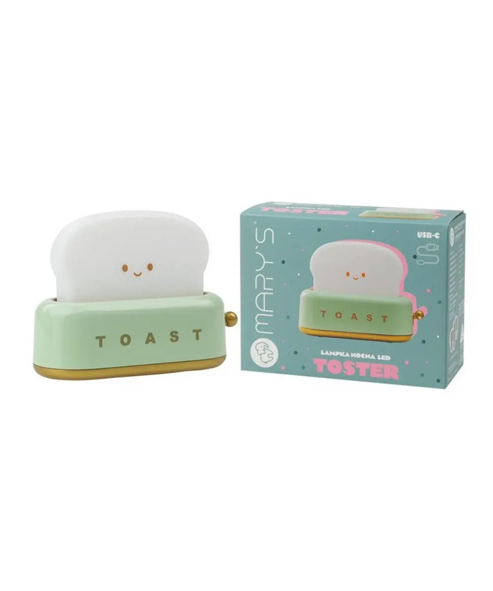 Veilleuse rechargeable en forme de Toaster de la marque Mary's et son packaging