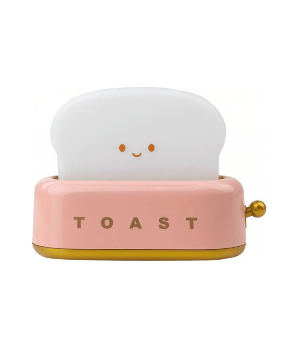 Veilleuse rechargeable Toaster Rose de Mary's sur un fond blanc
