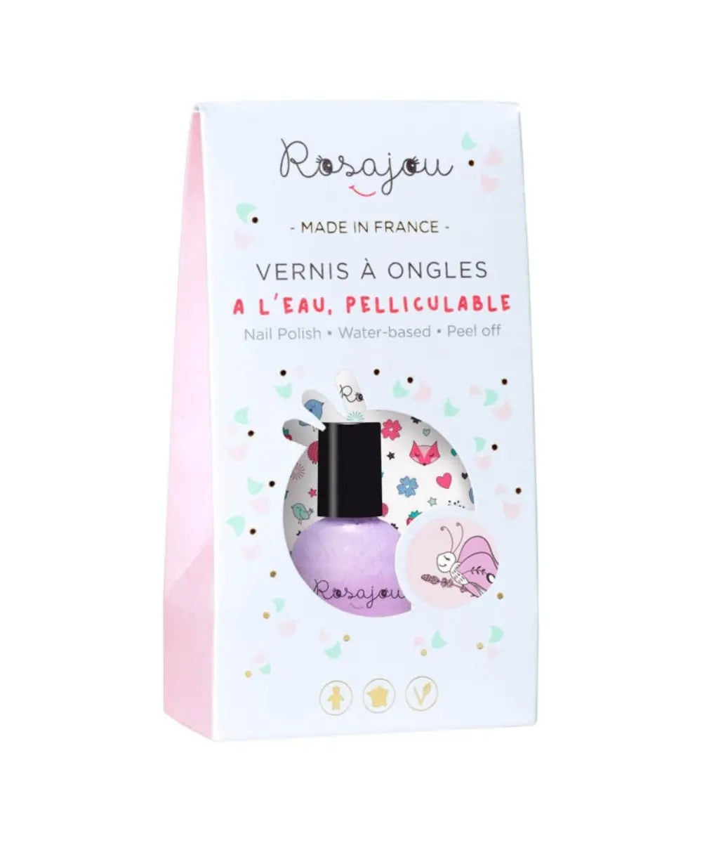 Vernis à ongles couleur Lavande de la marque française Rosajou