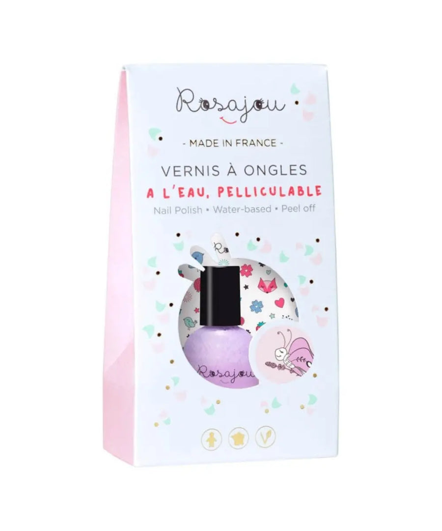 Vernis à ongles couleur Lavande de la marque française Rosajou