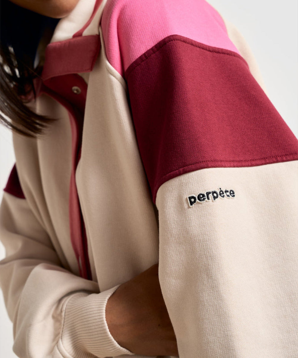 Veste Britney beige en coton biologique Perpète