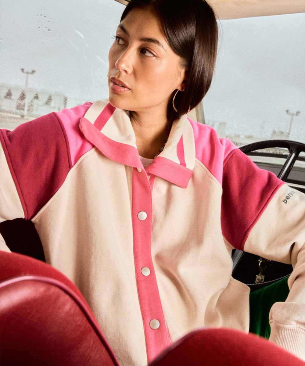 Veste Britney beige en coton biologique Perpète
