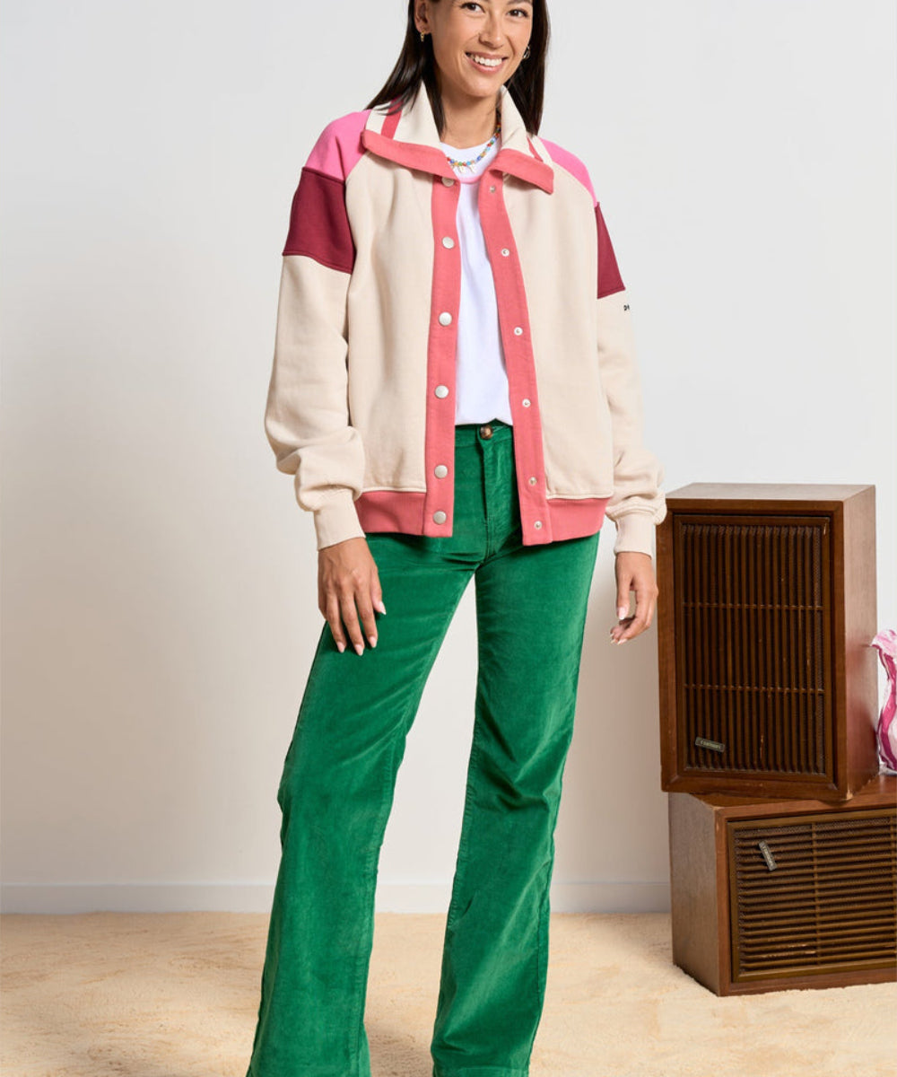 Veste Britney beige en coton biologique Perpète