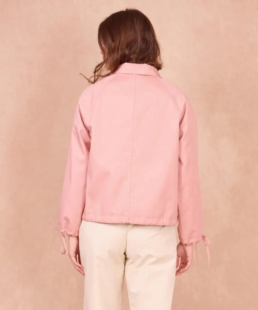Photo de dos de la veste rose Glenny de la marque Calie Paris