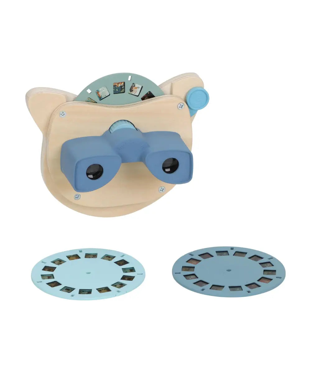 Visionneuse à histoires Forest Friends de Little Dutch sur fond blanc avec ses différents disques