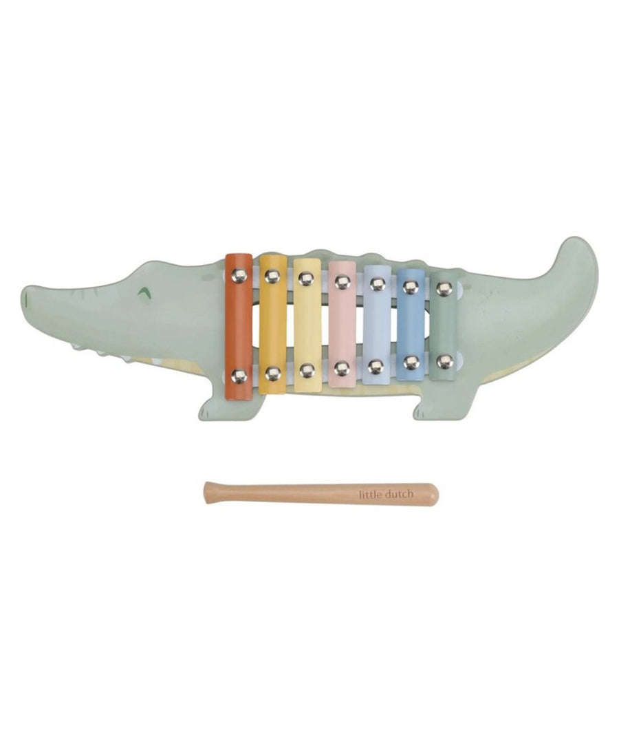 Xylophone Crocodile de la collectgion Safari Friends de la marque Little Dutch