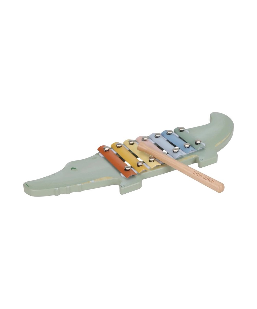 Vue complémentaire de Xylophone Crocodile - Safari Friends de la marque Little Dutch