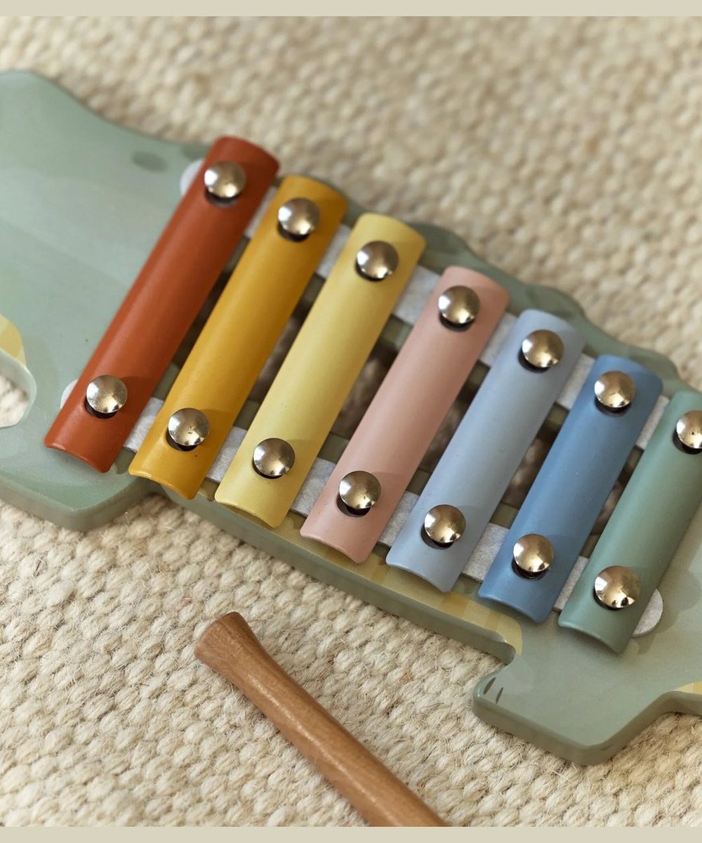 Vue complémentaire de Xylophone Crocodile - Safari Friends de la marque Little Dutch