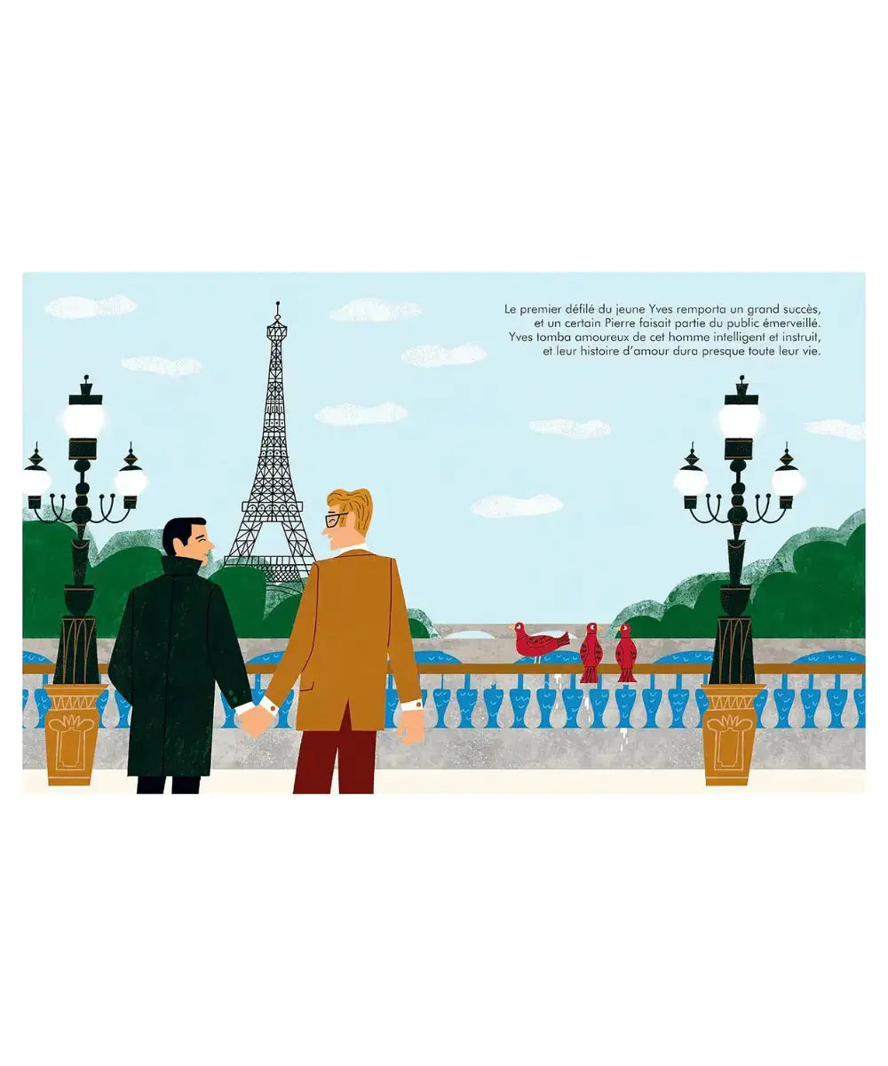 Le livre Yves Saint Laurent de la collection Petit & Grand est adapté pour les enfants à partir de 6 ans