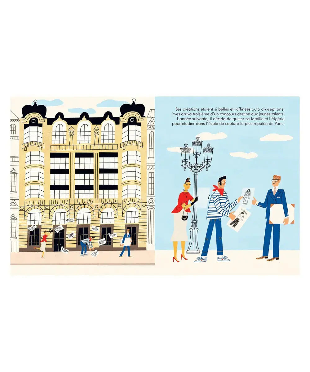 Vue des illustrations de la collection Petit & Grand - Yves Saint Laurent